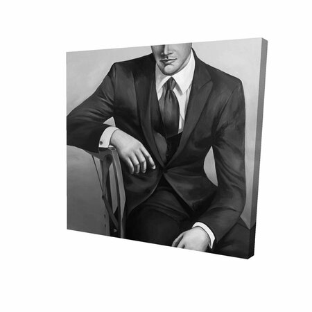 FONDO 32 x 32 in. Businessman-Print on Canvas FO2792040